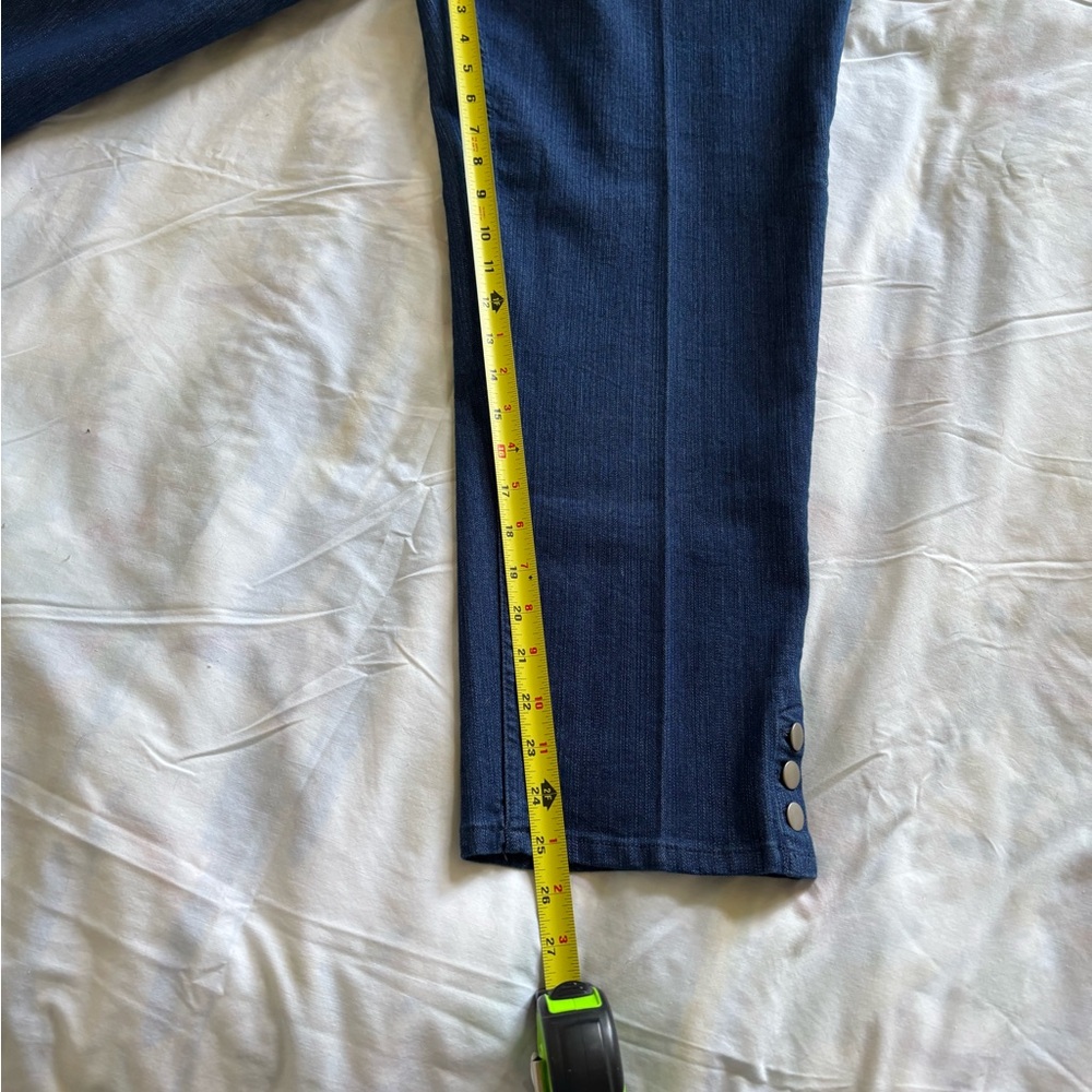 Soft Surroundings XL denim ankle jeans - Picture 9 of 13